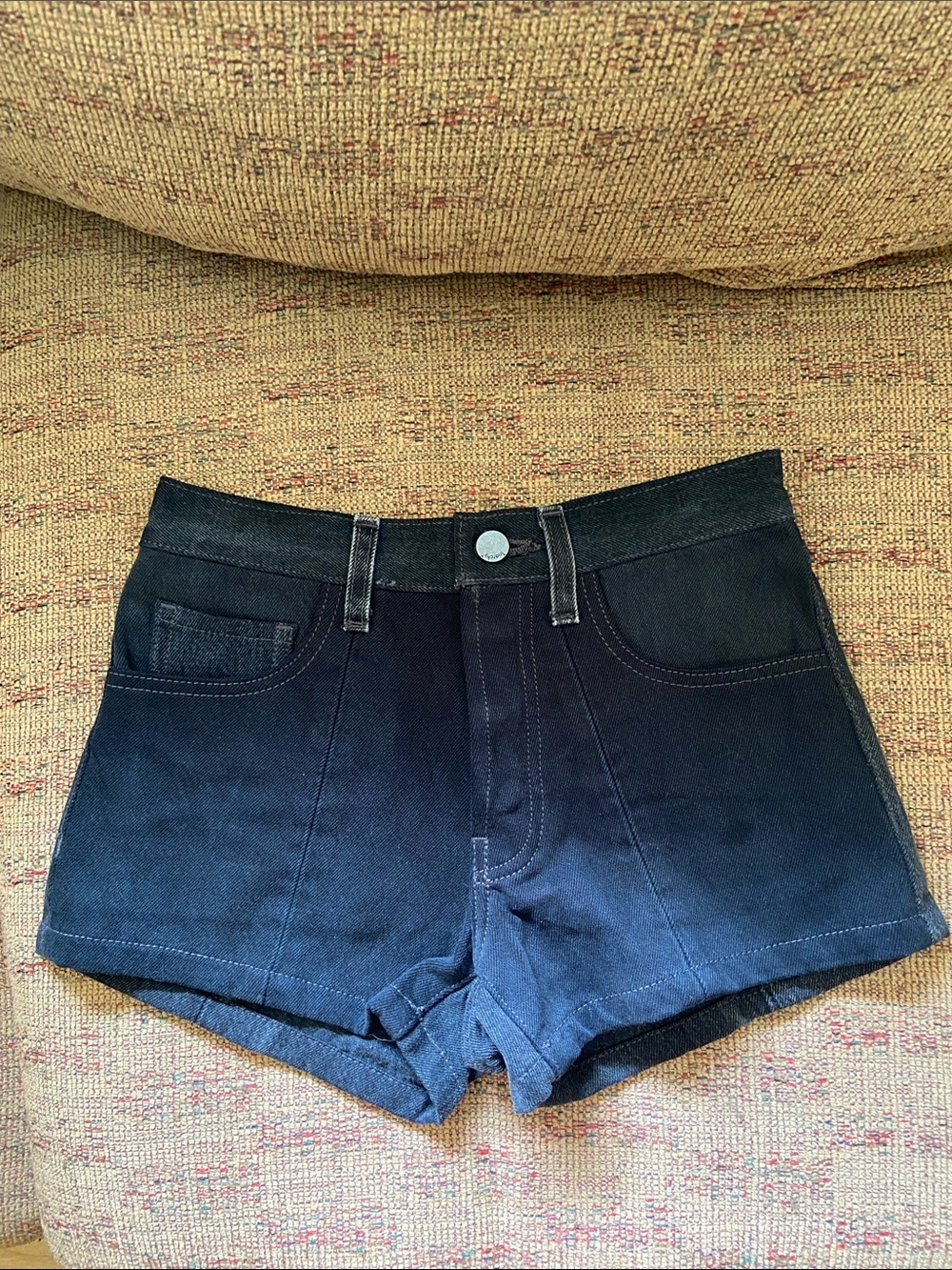 Women’s Triarchy / Atelier Denim Luxury Shorts, Button Fly, Size 24
